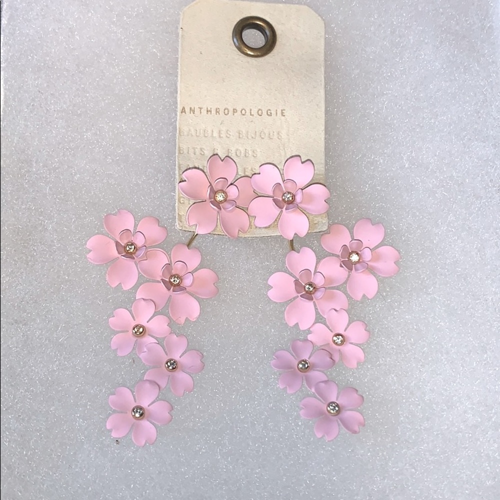 Anthropologie brand new Sakura earrings